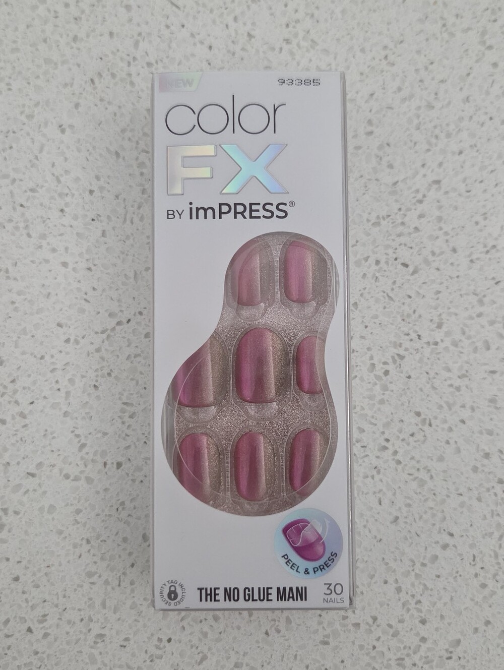 imPRESS Color FX Metallic Pink Press-On Nails